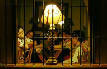 Una de las piezas que forma parte de la puesta escénica de danza contemporánea “Umbral”.