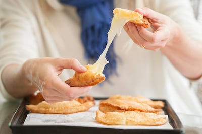 Empanada de queso, imagen ilustrativa.