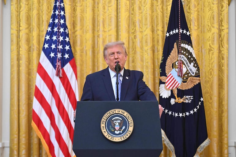 Donald Trump, presidente de los Estados Unidos.