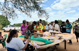 Imagen de un encuentro de la Red de Mujeres del Chaco.