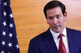 Marco Rubio, secretario de Estado de Estados Unidos. Liderá la mesa de negociación entre Israel y Líbano, hoy, en Washington.