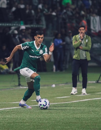 Ramón Sosa Acosta acumula cuatro partidos con el Palmeiras, con un empate y tres victorias en hilera.