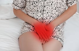 Concepto de dolor íntimo.