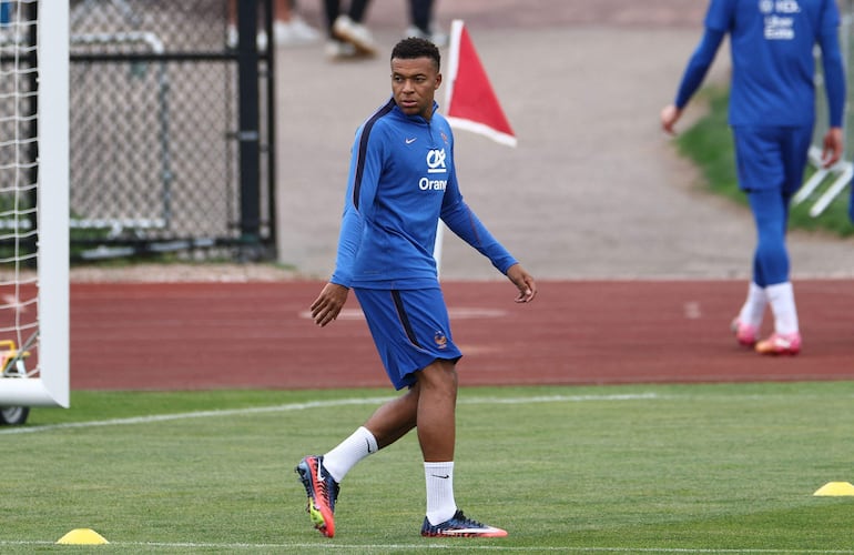 Kylian Mbappé, capitán de la selección francesa de fútbol.