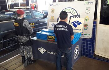 La carga de cocaína incautada en Brasil tiene un valor superior al millón de dólares.