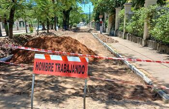 cartel de hombre trabajando
