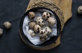 Huevos de codorniz.