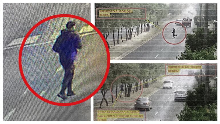 Imágenes del presunto abusador del Parque Guasu.