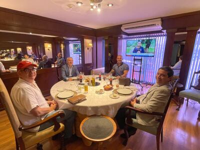 Precandidatos a la intendencia de la capital del país, de la disidencia, se reunieron este lunes.