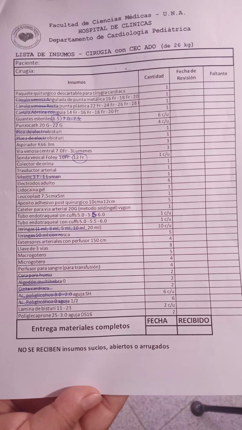 El gasto para una cirugía cardiaca, ronda los G. 30 millones, según los pacientes.