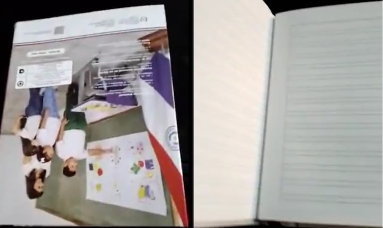 Cuadernos con defectos de fábrica fueron reportados por usuarios en las redes sociales.