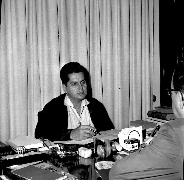 Enrique Riera en entrevista sobre ganaderia en 1968.