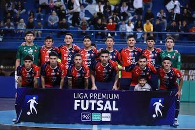 Plantel de Cerro Porteño, que va por su undécimo título Premium. En la ida le ganó este sábado 7-3 a Exa Ysaty.