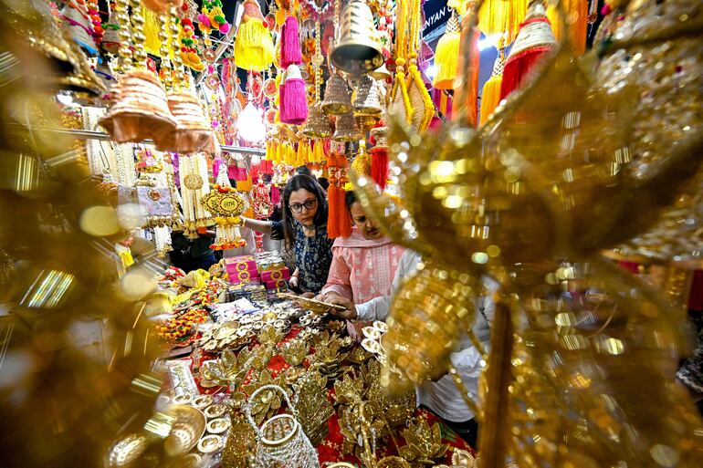 La mayor celebración de la comunidad hindú de la India es el Diwali.