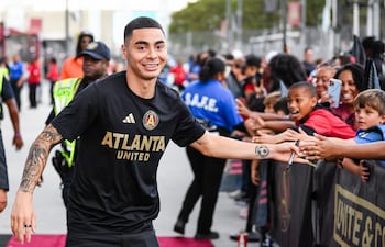 El paraguayo Miguel Ángel Almirón Rejala (32 años) cumple su segundo ciclo en Atlanta United, que compite en la Major League Soccer (MLS).