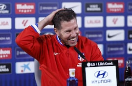 Diego Simeone celebra 14 años al frente del equipo rojiblanco.