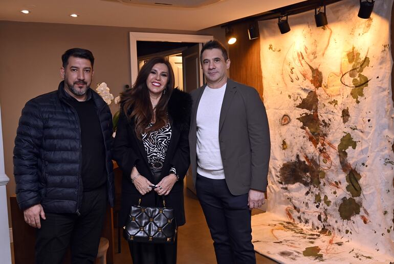 Jorge Bogado, María Liz Morlas y Javier Abbate.