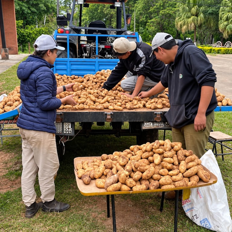 El departamento de Paraguarí reúne 210 hectáreas, la mayor superficie de cultivo de papa del país.