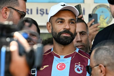 Mohamed Salah, nuevo futbolista del Trabzonspor, club en el que jugó el mundialista paraguayo Óscar "Tacuara" Cardozo, entre el 2014 y el 2016.