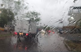 Meteorología anuncia más lluvias para este inicio de semana laboral en Ciudad del Este.