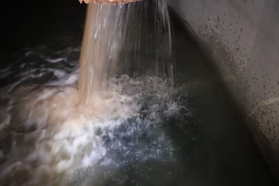 Agua del acueducto en Loma Plata