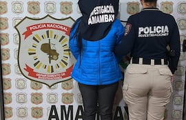 Lucía Morel Alves (35), investigada por un atentado contra su padre en Pedro Juan Caballero.