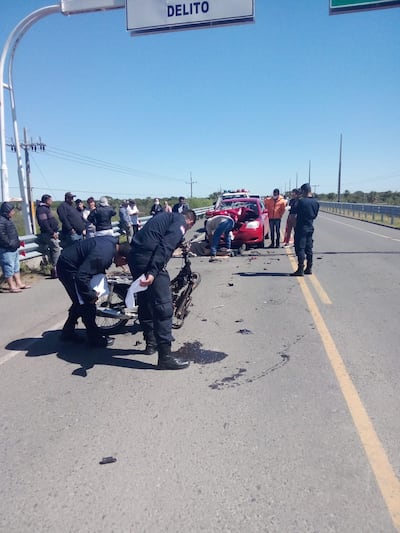 En la ciudad de Alberdi se produjo cerca del mediodía de este domingo un accidente de tránsito con derivación fatal.