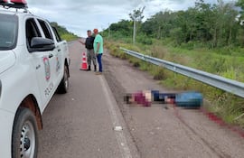 Víctima fatal del accidente.