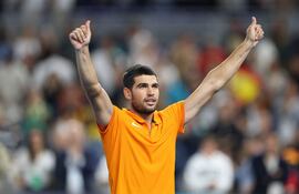 Carlos Alcaraz (22 años), líder del escalafón del tenis mundial.