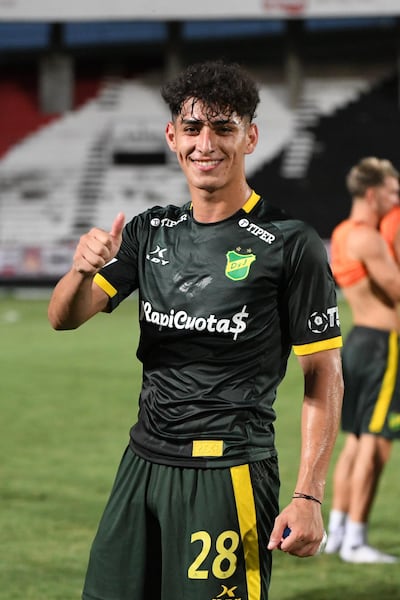 El delantero paraguayo David Emanuel Fernández Fariña (20 años), en filas de Defensa y Justicia y Justicia.