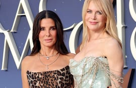 ¡Siempre diosas! Sandra Bullock y Nicole Kidman en la red carpet del estreno europeo de la película Practical Magic 2. (EFE/EPA/ANDY RAIN)