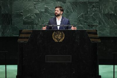 Gabriel Boric Font, presidente de Chile.