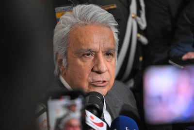 Imagen de archivo: el expresidente ecuatoriano Lenín Moreno.