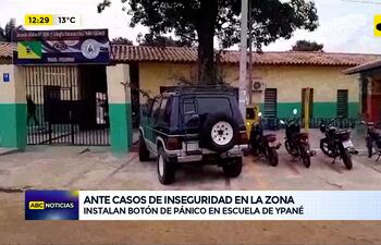 Video: Instalan botón de pánico en escuela de Ypané