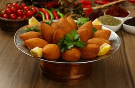 Kibbeh de pollo.
