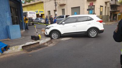 Un motociclista muere tras un accidente en el centro de Asunción