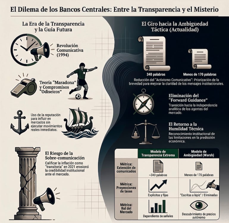 El dilema de los Bancos Centrales: entre la transparencia y el misterio