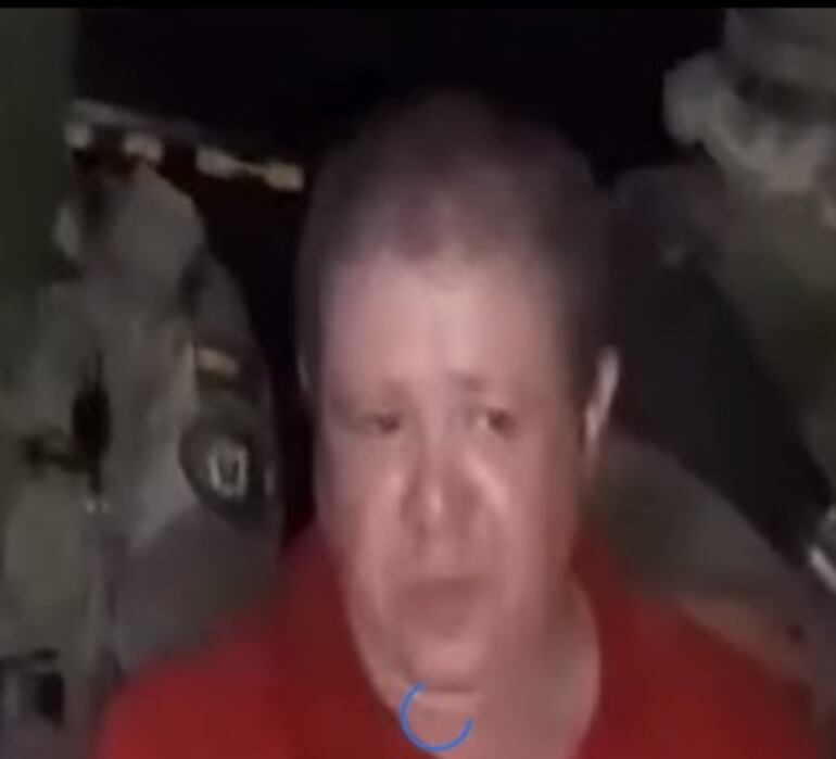 Lourival Máximo da Fonseca, alias Tião, al momento de su detención.