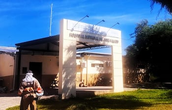 Fachada del Hospital Distrital de Puerto Falcón.