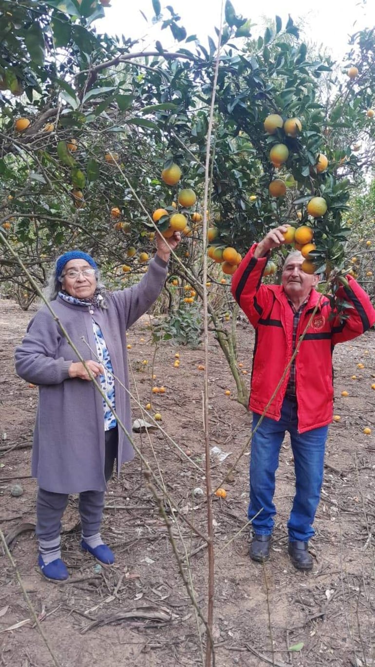 Raúl Arsenio Fretes y Eugenia Barreto, productores de Panchito López.