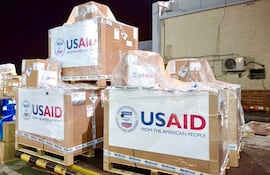 El lote de respiradores donados por USAID llegó al país este viernes.
