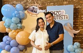 Fio Filártiga y Néstor Camacho aguardan ansiosos y felices la llegada de Renzo Bautista.