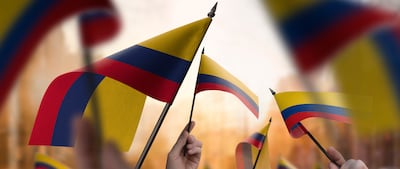 Banderas de Colombia, imagen ilustrativa.