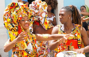 Salvador de Bahía durante el Carnaval.