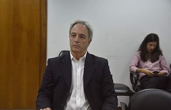 Imagen de archivo de Justo Cárdenas en el Palacio de Justicia de Asunción.