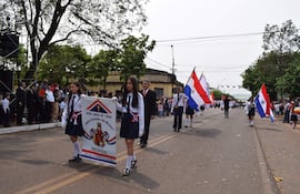 Más de 3.000 estudiantes participarán del desfile estudiantil por los 243 años de fundación del distrito de Acahay