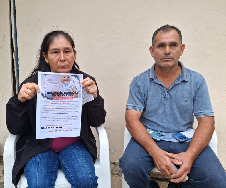 Benjamín, un niño de Ayolas, lucha por su vida; necesita G. 90 millones para equipo médico