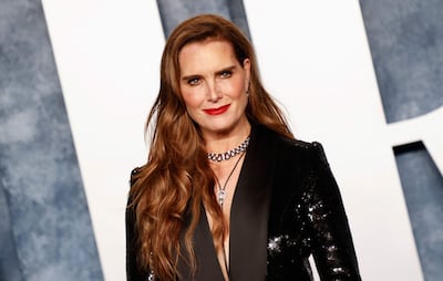 US actress Brooke Shields attends the Vanity Fair 95th Oscars Party at the The Wallis Annenberg Center for the Performing Arts in Beverly Hills, California on March 12, 2023. (Photo by Michael TRAN / AFP)
