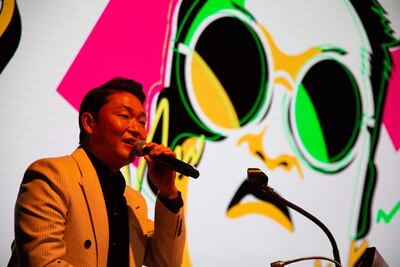 Cantante surcoreano Psy.