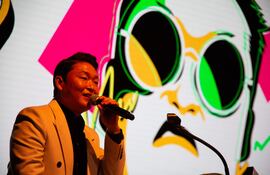 Cantante surcoreano Psy.